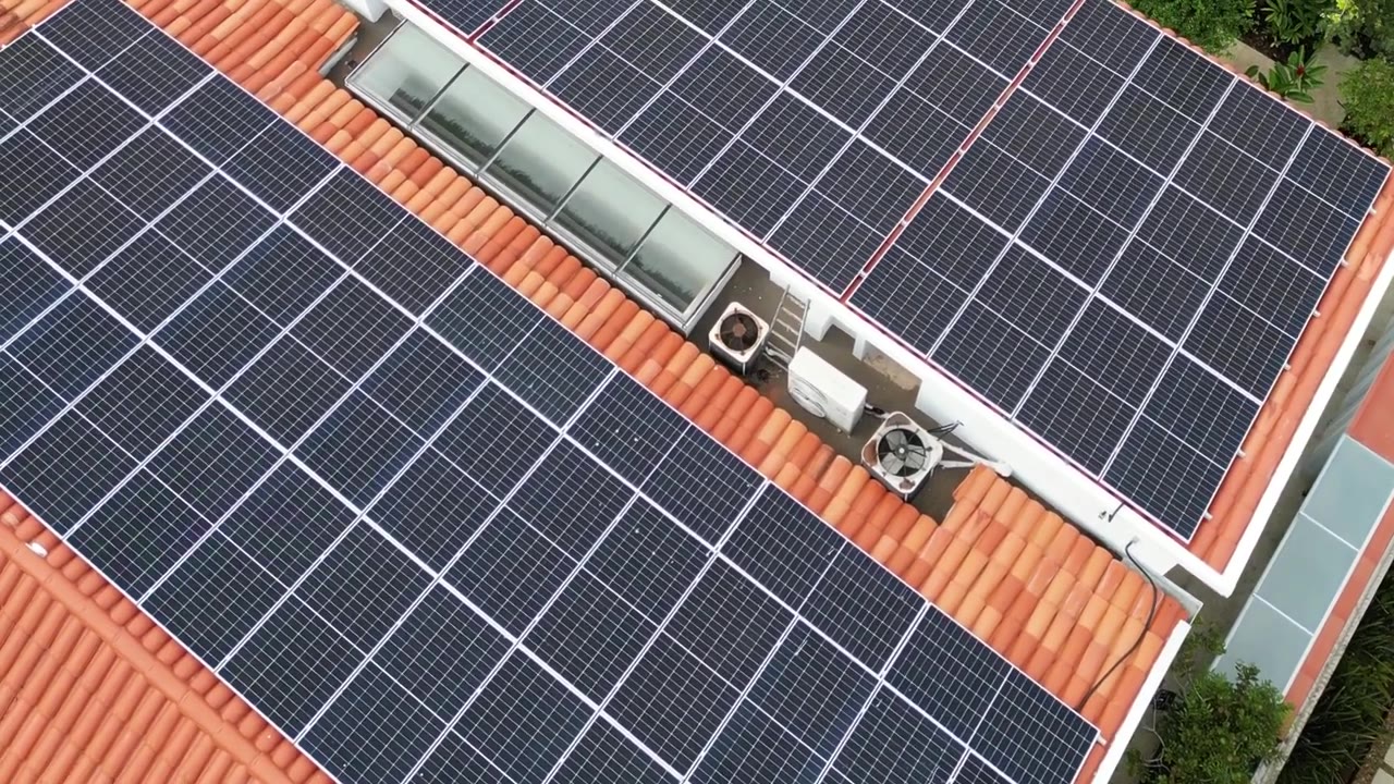 Vídeo aéreo do projeto