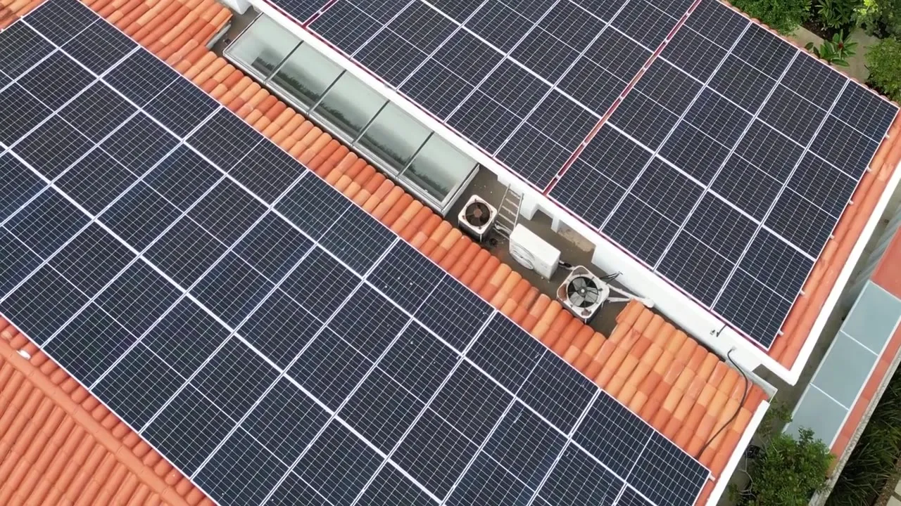 Vídeo aéreo do projeto