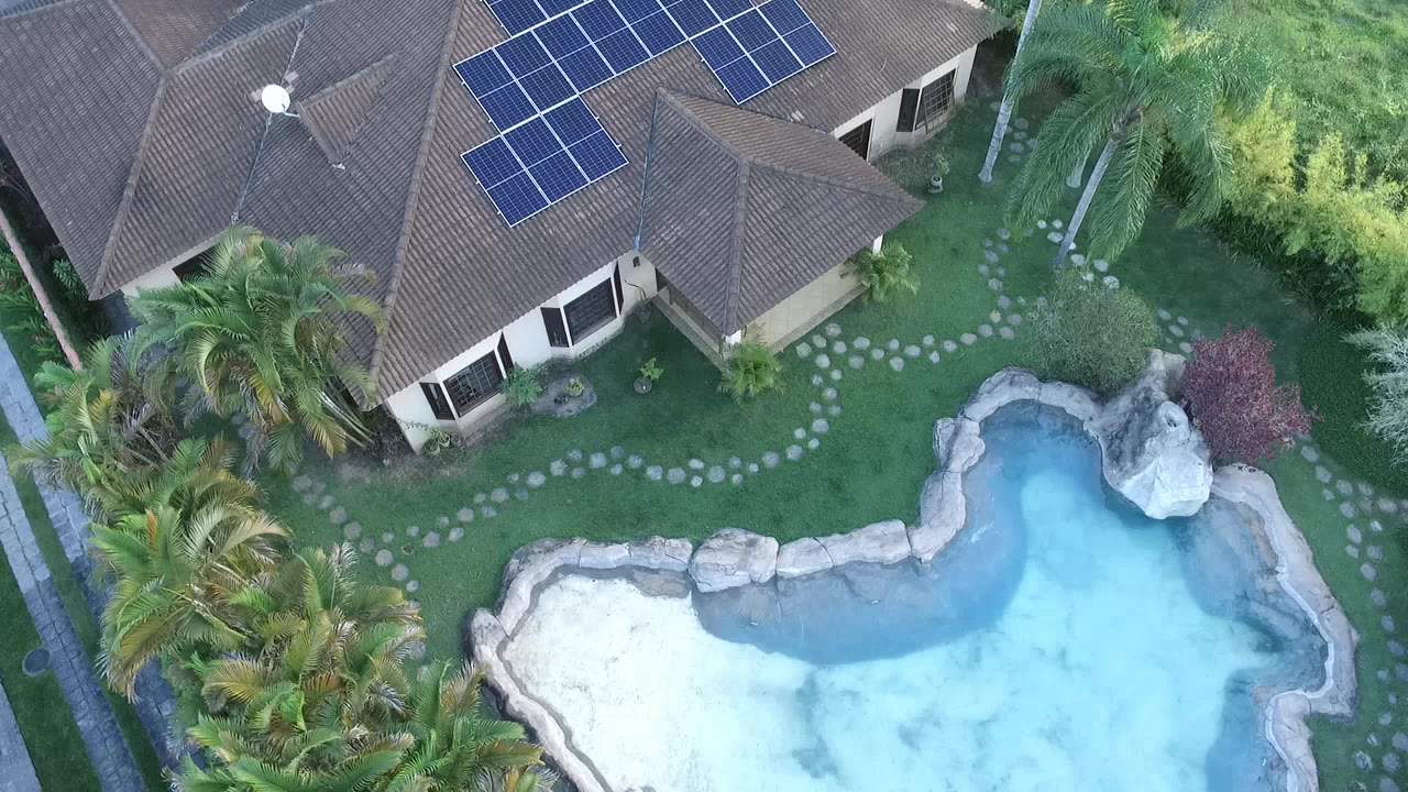 Vídeo aéreo do projeto